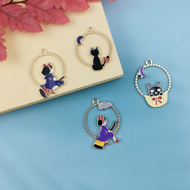JeQue 10pcs Cute Basket Cat Girls Enamel Alloy Gold Tone Round Shape Pendants Charms DIY Earring Jewelry Accessories
JeQue 10pcs Cute Basket Cat Girls Enamel Alloy Gold Tone Round Shape Pendants Charms DIY Earring Jewelry Accessories