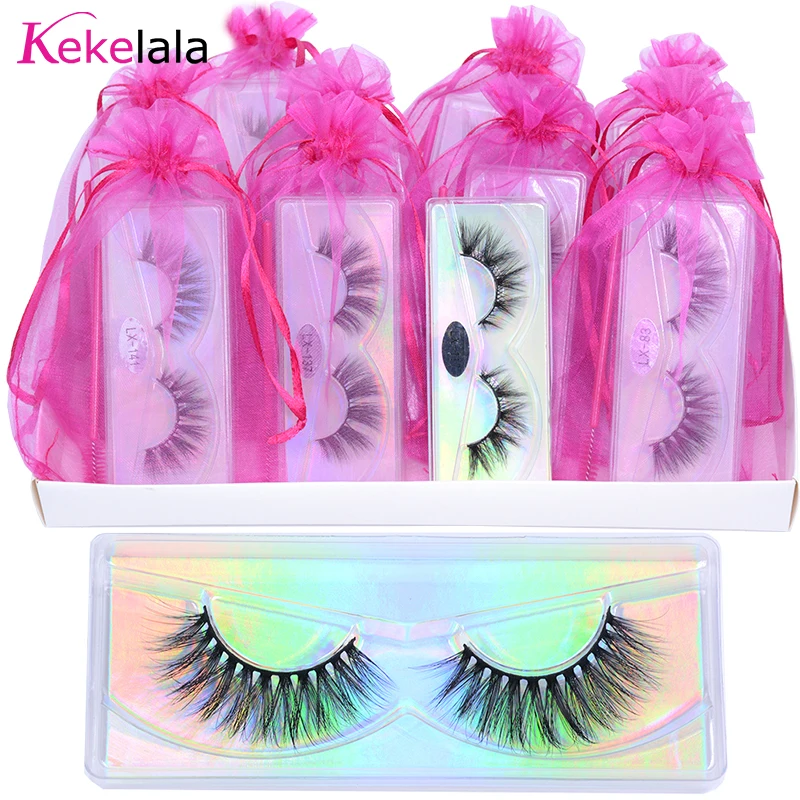 Kekelala Natural Faux Mink Fake Eyelashes Long Fluffy Vegan Strip False Lashes Cruelty Free Thick Volume Cilia With Organza Bag
Kekelala Natural Faux Mink Fake Eyelashes Long Fluffy Vegan Strip False Lashes Cruelty Free Thick Volume Cilia With Organza Bag