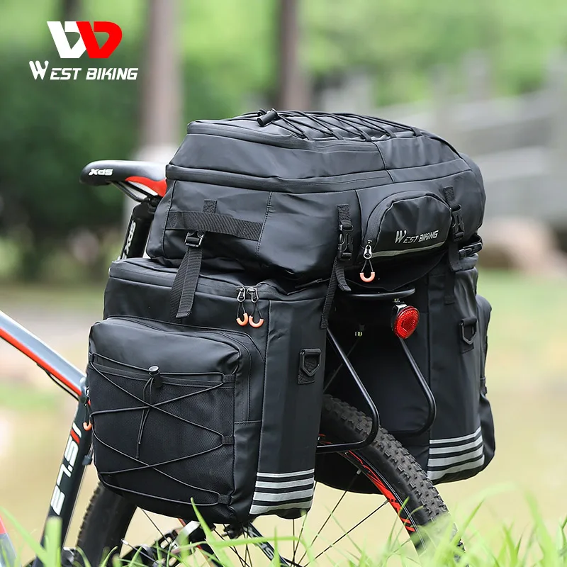 Вместительная велосипедная сумка WEST BIKING 3 в 1 Pannier 48 л, водонепроницаемая сумка для горного велосипеда, сумки для багажника заднего сиденья, р...
Вместительная велосипедная сумка WEST BIKING 3 в 1 Pannier 48 л, водонепроницаемая сумка для горного велосипеда, сумки для багажника заднего сиденья, р...