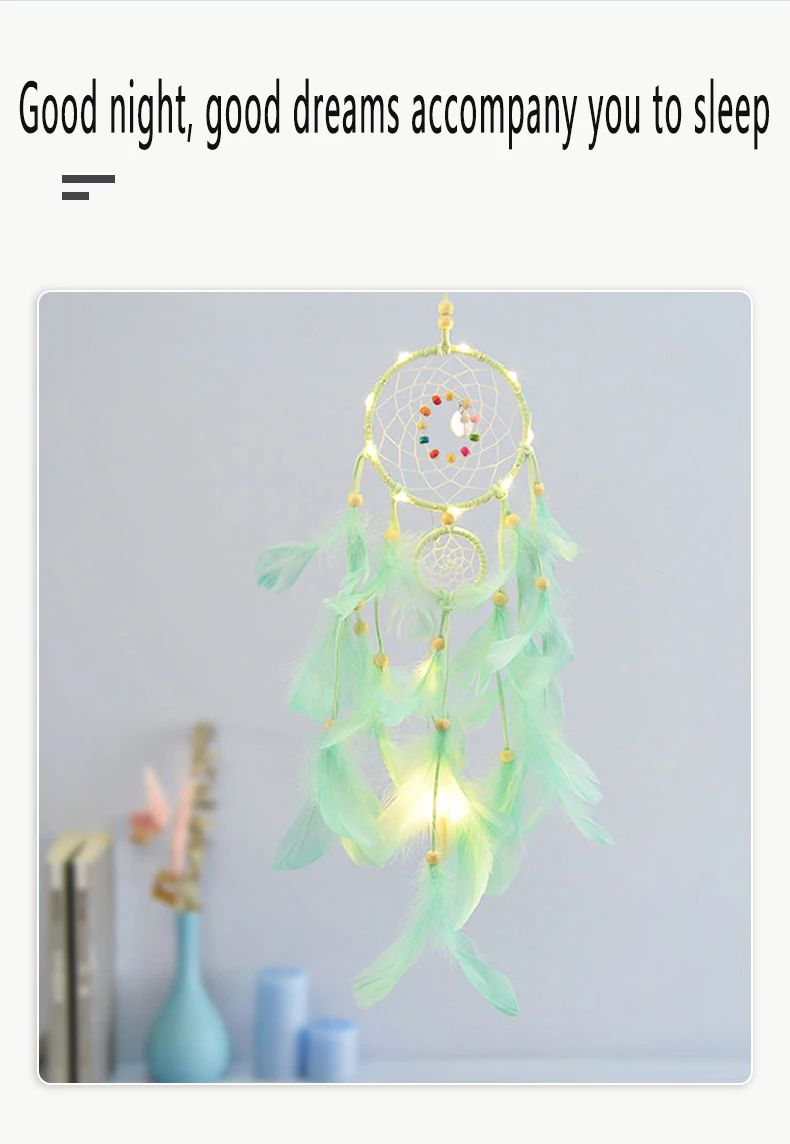 New Product Hot Sale Girl Heart Feather Dream Catcher Ornaments Wind Chimes Forest Dream Catcher Gift Bedroom Car Ornaments
New Product Hot Sale Girl Heart Feather Dream Catcher Ornaments Wind Chimes Forest Dream Catcher Gift Bedroom Car Ornaments