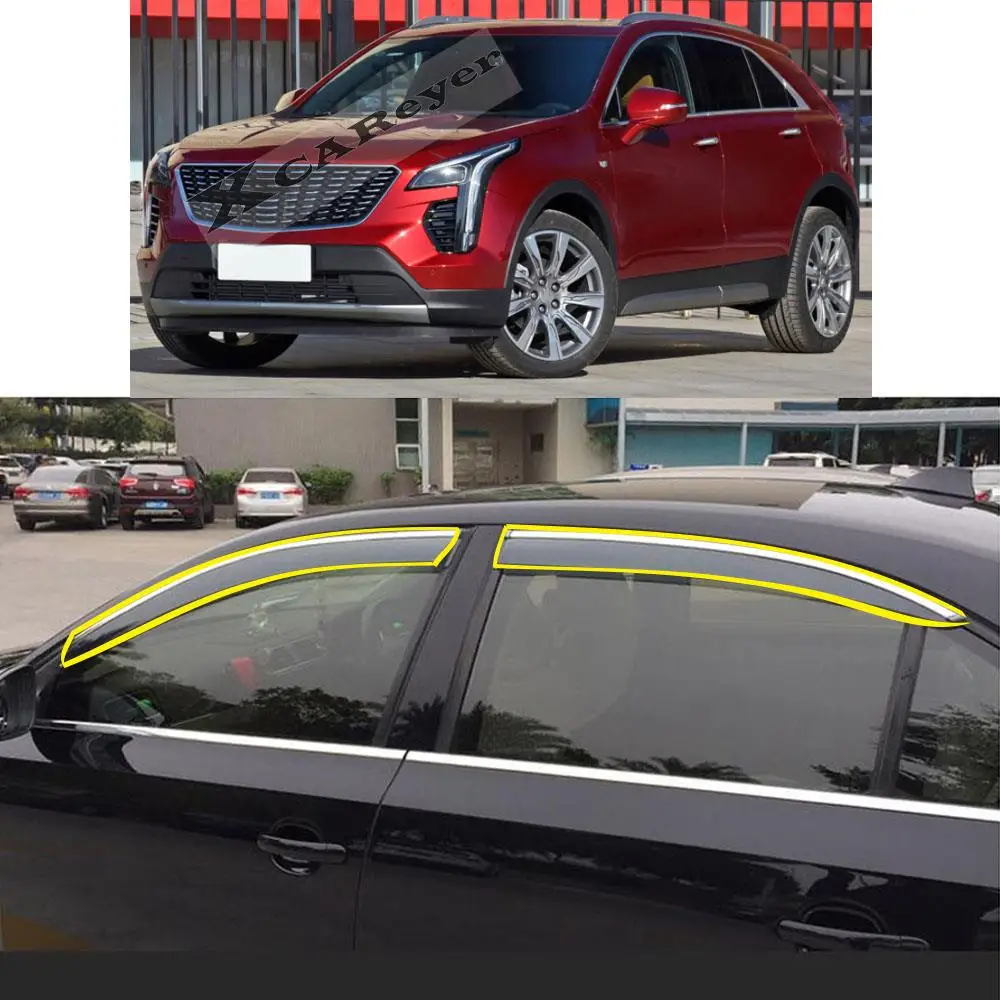 Car Body Styling Sticker Plastic Window Glass Smoke Wind Visor Rain/Sun Weather Guard Vent Parts For Cadillac XT4 2018-2022
Car Body Styling Sticker Plastic Window Glass Smoke Wind Visor Rain/Sun Weather Guard Vent Parts For Cadillac XT4 2018-2022