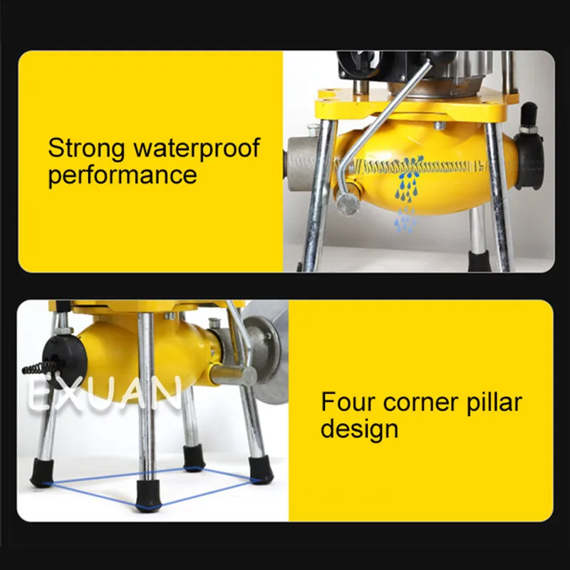 220V electric pipe dredging machine sewer dredging machine kitchen sewer dredging machine toilet toilet dredging machine
220V electric pipe dredging machine sewer dredging machine kitchen sewer dredging machine toilet toilet dredging machine