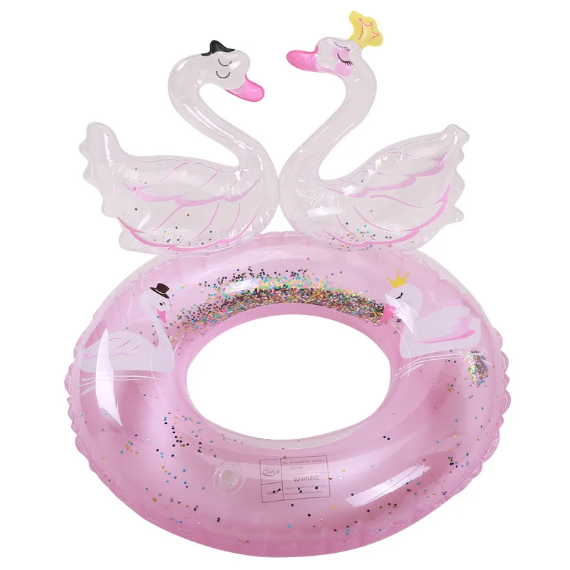 60cm/70cm Three-dimensional Double Swan Sequins Swimming Ring Cute Shape Swimming Ring For 2-12 Years Old Children Girls Boys
60cm/70cm Three-dimensional Double Swan Sequins Swimming Ring Cute Shape Swimming Ring For 2-12 Years Old Children Girls Boys