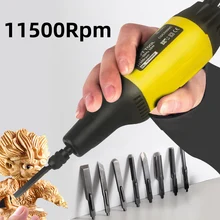 220V Electric Chisel Carpentry Root Carving Knife Tool Sculpture Carpenter Chisel Woodworking Tool Wood Carving Powerful Chisel