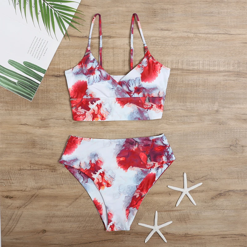 Sexy Womens Swimwear Two Pieces Tie Dye Multiple Colour Bikini Sling Swim Bathing Suit High Waist Beachwear
Sexy Womens Swimwear Two Pieces Tie Dye Multiple Colour Bikini Sling Swim Bathing Suit High Waist Beachwear