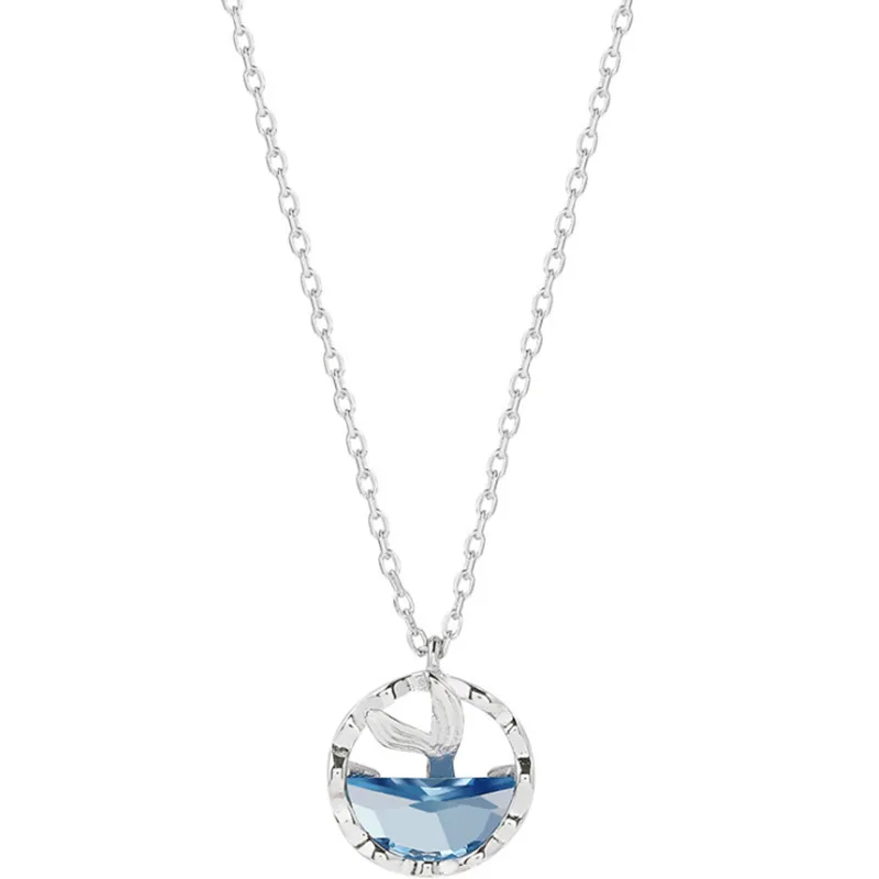 Korean-Style Simple & Blue Mermaid Tears Clavicle Chain Hipster Celebrity Popular Exquisite round Pendant Necklace Female
Korean-Style Simple & Blue Mermaid Tears Clavicle Chain Hipster Celebrity Popular Exquisite round Pendant Necklace Female