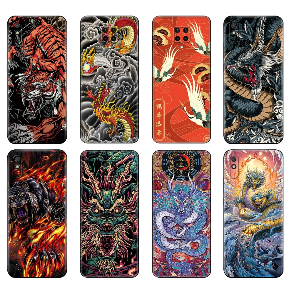 Black tpu Case For Xiaomi Redmi 7A 8 8A 9 9A 9C Case Redmi Note 8T 8 Pro T Note 9 9S 9 Pro Case Dragon Tiger Pattern
Black tpu Case For Xiaomi Redmi 7A 8 8A 9 9A 9C Case Redmi Note 8T 8 Pro T Note 9 9S 9 Pro Case Dragon Tiger Pattern