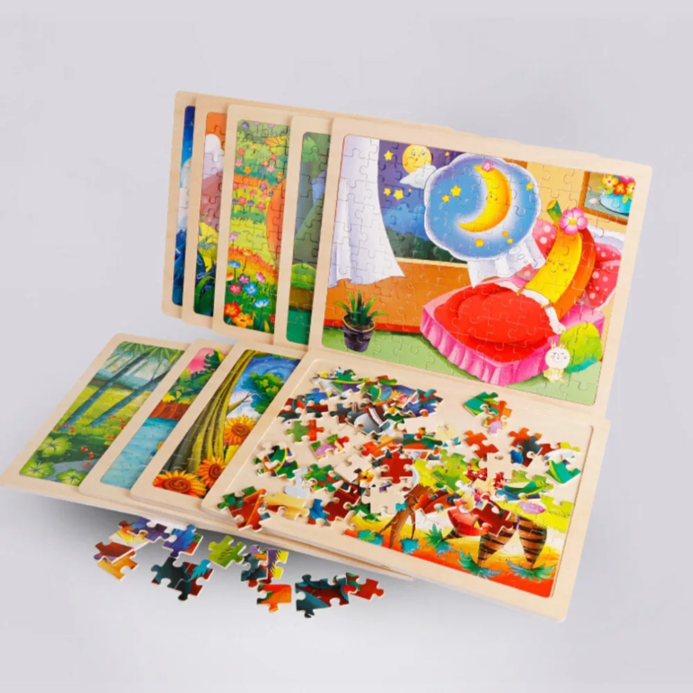 100 Pcs/Set Baby Toys Dinosaur Fairy Tale Cartoon Animals Jigsaw Puzzle Set Montessori Early Learning & Education Puzzle Toy
100 Pcs/Set Baby Toys Dinosaur Fairy Tale Cartoon Animals Jigsaw Puzzle Set Montessori Early Learning & Education Puzzle Toy