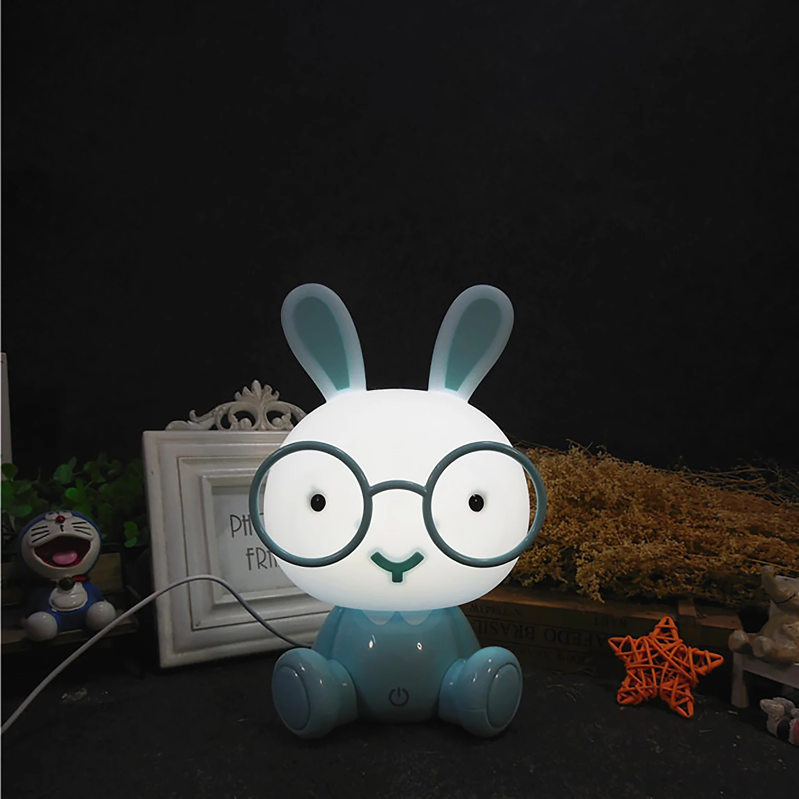 Night Light Rabbit-Shape 3-Speed Dimming Night Light Decorative Sleep Bedside Night Lamp With Touching Household Tools
Night Light Rabbit-Shape 3-Speed Dimming Night Light Decorative Sleep Bedside Night Lamp With Touching Household Tools