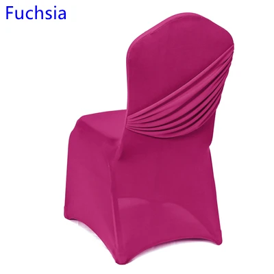 Fuchsia Colour Wedding Lycra Chair Covers One Cross Cover Chair Spandex Pleated Luxury Wedding Party Decoration On Sale
Fuchsia Colour Wedding Lycra Chair Covers One Cross Cover Chair Spandex Pleated Luxury Wedding Party Decoration On Sale