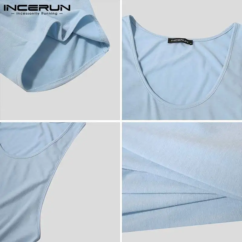 INCERUN Men Pajamas Rompers Solid Color Sleeveless Leisure Homewear 2021 O Neck Jumpsuits Soft Cozy Nightwear Men Playsuit S-5XL
INCERUN Men Pajamas Rompers Solid Color Sleeveless Leisure Homewear 2021 O Neck Jumpsuits Soft Cozy Nightwear Men Playsuit S-5XL