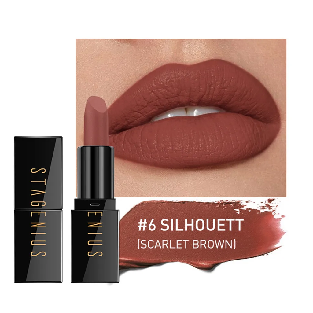 OutTop makeup 6 Color Fashion Beauty Lipstick Hydrating Long Lasting Matte Lip Gloss Waterproof Fog Surface Nude Lip Stick
OutTop makeup 6 Color Fashion Beauty Lipstick Hydrating Long Lasting Matte Lip Gloss Waterproof Fog Surface Nude Lip Stick