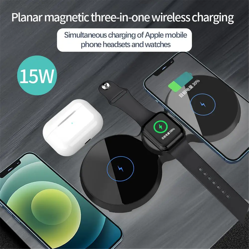 3 In 1 15W Qi Fast Magnetic Wireless Charger Stand For IPhone 12 Pro Max XR Foldable Charging Dock Station For Airpods IWatch
3 In 1 15W Qi Fast Magnetic Wireless Charger Stand For IPhone 12 Pro Max XR Foldable Charging Dock Station For Airpods IWatch