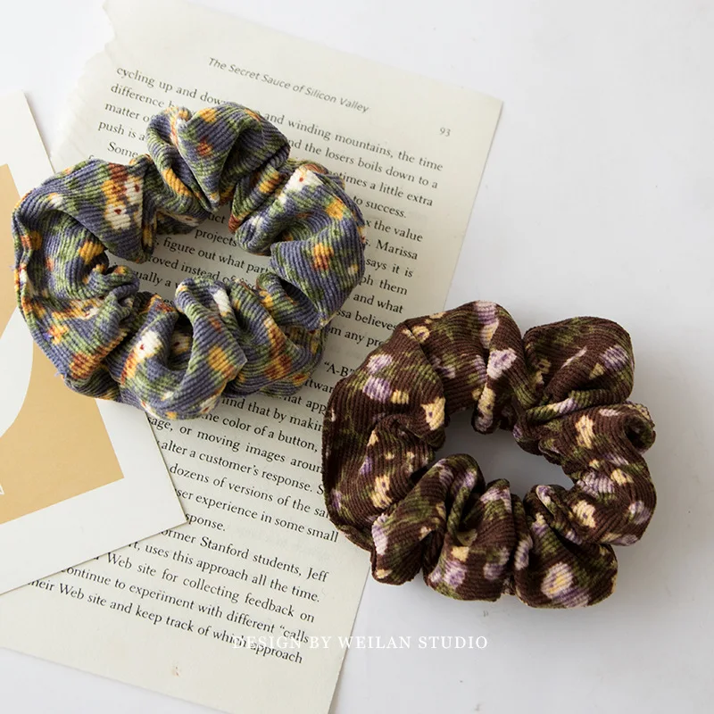 Wholesale Women Corduroy English rose Hair Scrunchies Hairbands Girl's Cute Tie Hair Accessories
Wholesale Women Corduroy English rose Hair Scrunchies Hairbands Girl's Cute Tie Hair Accessories