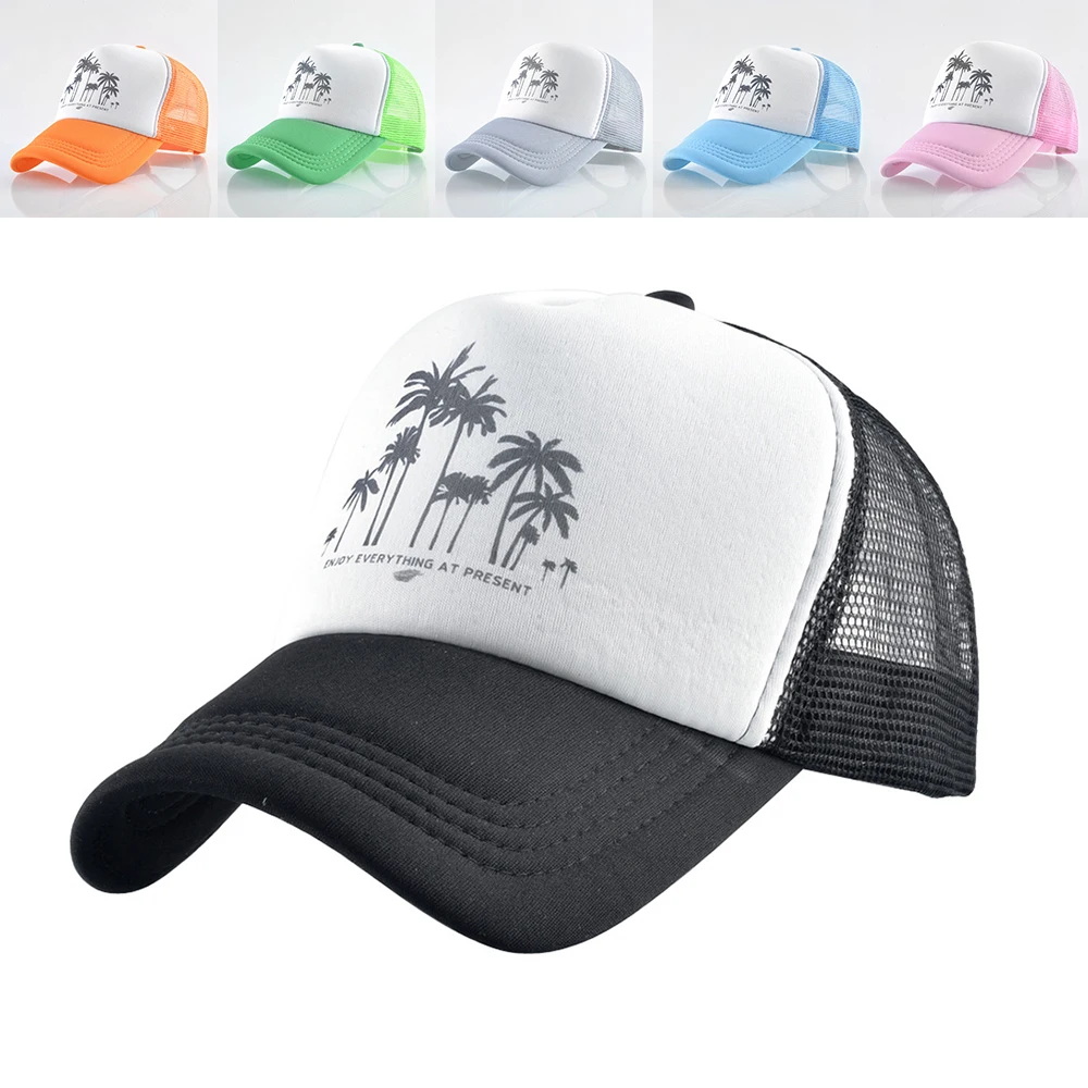 Summer Men's Baseball Cap Coconut Tree Print Camouflage Women's hip-hop Hat Brand Snapback Caps Outdoor Breathable Mesh
Summer Men's Baseball Cap Coconut Tree Print Camouflage Women's hip-hop Hat Brand Snapback Caps Outdoor Breathable Mesh