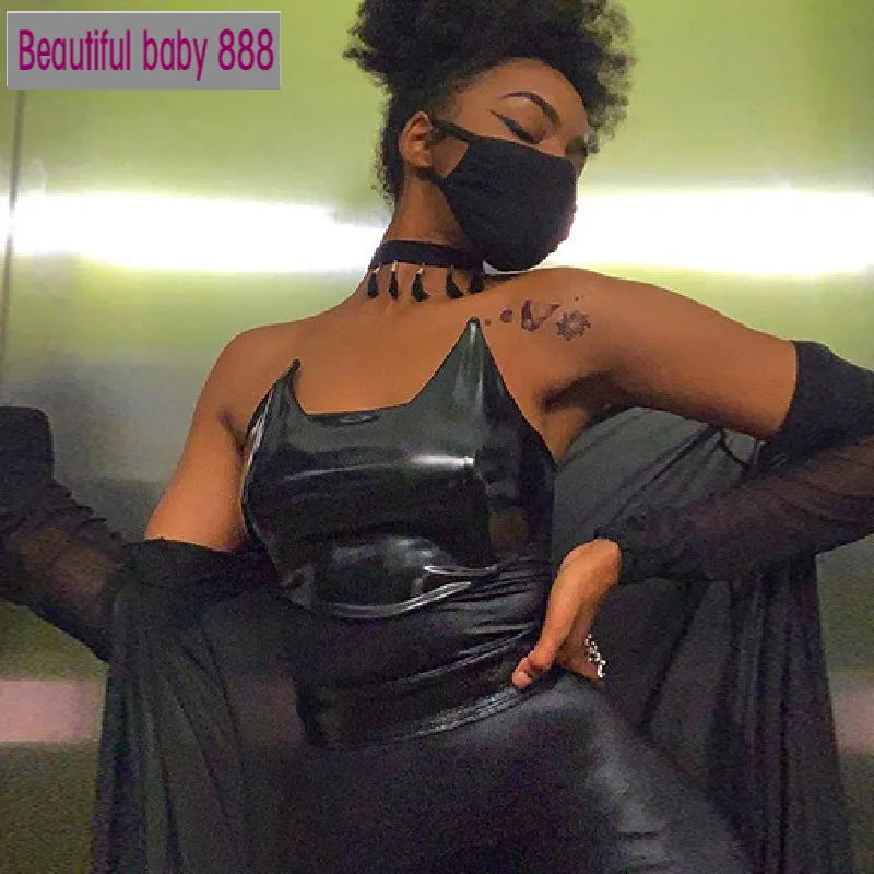 Meqeiss sexy Black PU Tube Top Leather Strapless backless Women slim Top 2021 autumn fashion street Casual party corset mujer
Meqeiss sexy Black PU Tube Top Leather Strapless backless Women slim Top 2021 autumn fashion street Casual party corset mujer