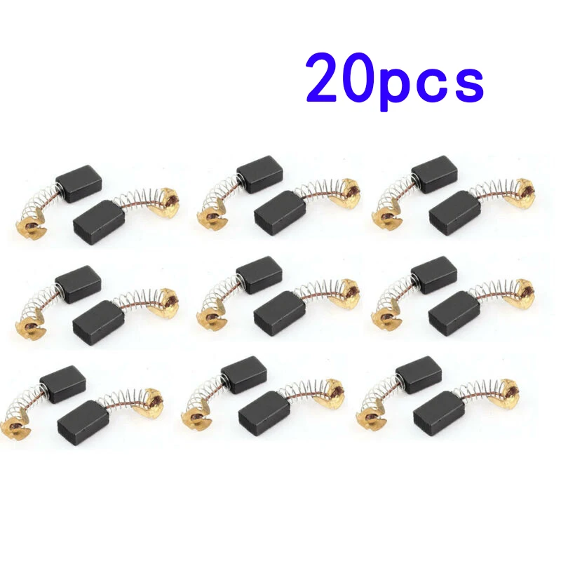 20pcs CB103 Electric Motor Carbon Brushes For Angle Grinder Handdrill 15x10x6mm Power Tool Accessories Replacement
20pcs CB103 Electric Motor Carbon Brushes For Angle Grinder Handdrill 15x10x6mm Power Tool Accessories Replacement