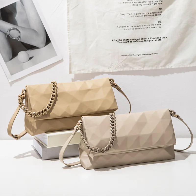 

Женская сумка на плечо 2021, мягкая однотонная Корейская новая качественная дизайнерская простая летняя модная женская сумка для женщин, сум...