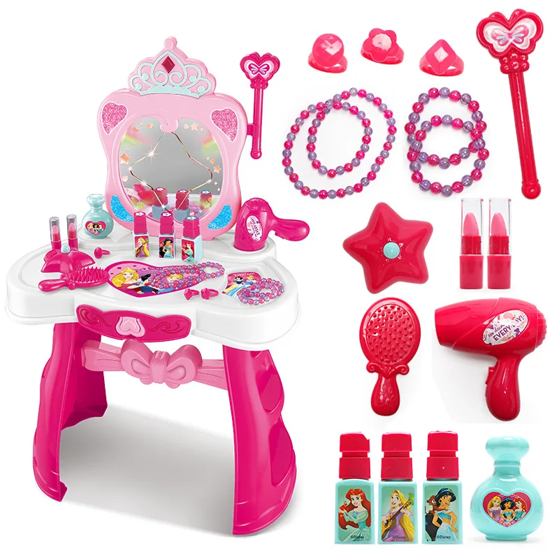 Original Disney Children's Dressing Table Toy Set Girl Cosmetic Make Up Box Girl Family Toy 3-6 Years Old DS728
Original Disney Children's Dressing Table Toy Set Girl Cosmetic Make Up Box Girl Family Toy 3-6 Years Old DS728