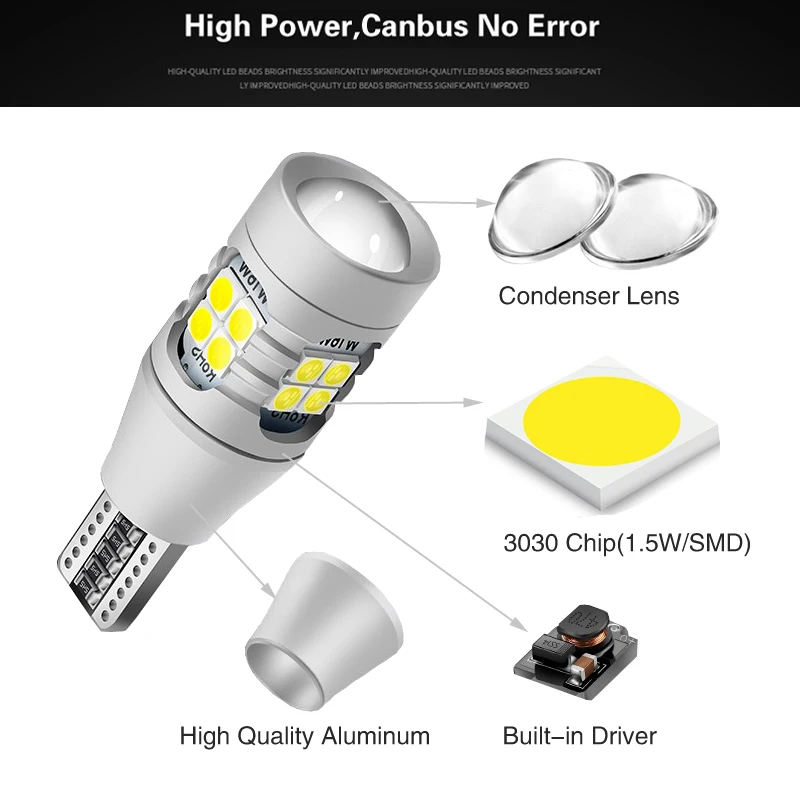 1pcs Canbus Car LED Reverse Light Auto Lamp Bulb W16W 921 T15 W21W T20 P21W BA15S 3157 T25 For land rover freelander 2 defender 
1pcs Canbus Car LED Reverse Light Auto Lamp Bulb W16W 921 T15 W21W T20 P21W BA15S 3157 T25 For land rover freelander 2 defender