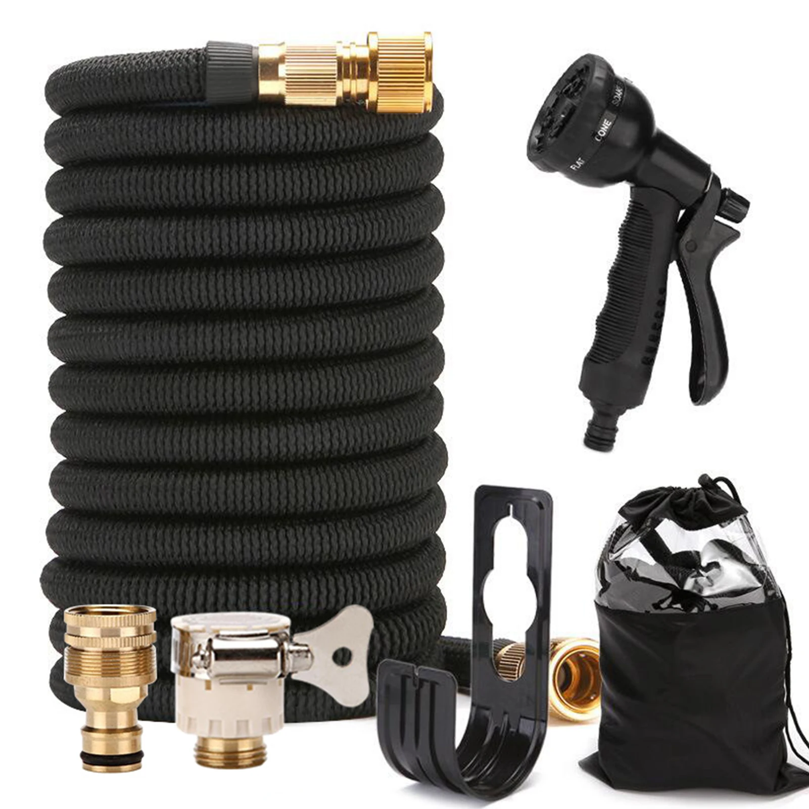 100 Feet 8 Kinds Functions Garden Plastic High Pressure Car Wash Water Gun Magic Automatic Telescopic Hose Watering Hose
100 Feet 8 Kinds Functions Garden Plastic High Pressure Car Wash Water Gun Magic Automatic Telescopic Hose Watering Hose