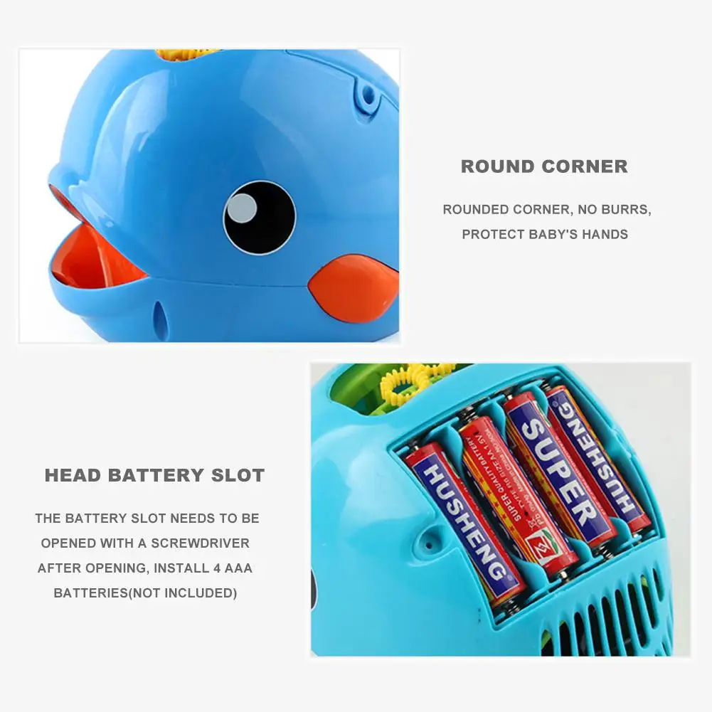 Children's Electric Bubble Machine Automatic Cartoon Dolphin Bubble Gun Automatic Bubble Machine Toy
Children's Electric Bubble Machine Automatic Cartoon Dolphin Bubble Gun Automatic Bubble Machine Toy
