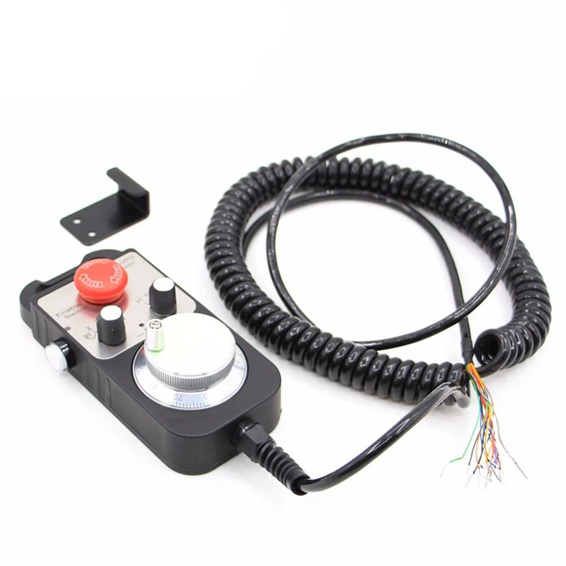 Universal Cnc 4 Axis Mpg Pendant Hand Wheel 100 Pulse 5V & Emergency Stop Cnc Router Handwheel 4Axis Type
Universal Cnc 4 Axis Mpg Pendant Hand Wheel 100 Pulse 5V & Emergency Stop Cnc Router Handwheel 4Axis Type