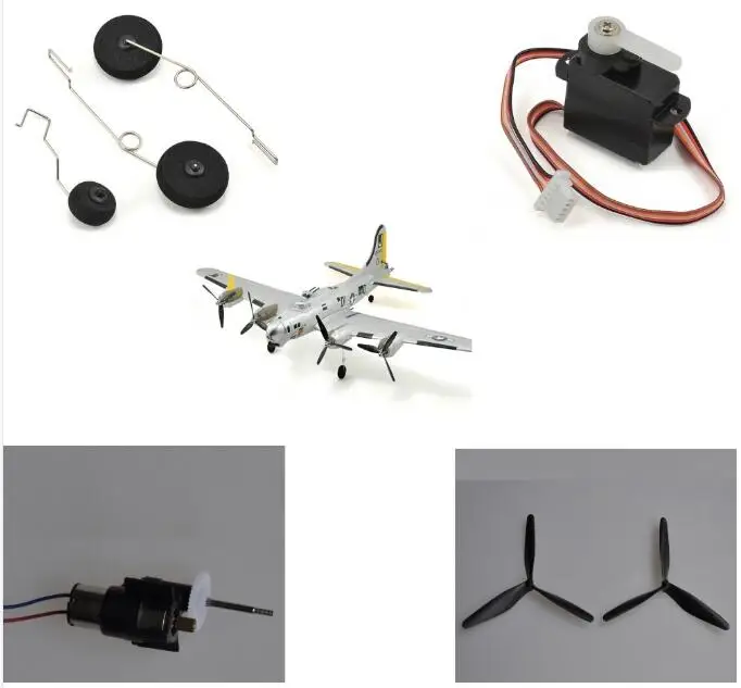 Macfree B-17 B17 RC Airplane Spare Parts motor propeller Landing gear servo Reduction assembly
Macfree B-17 B17 RC Airplane Spare Parts motor propeller Landing gear servo Reduction assembly