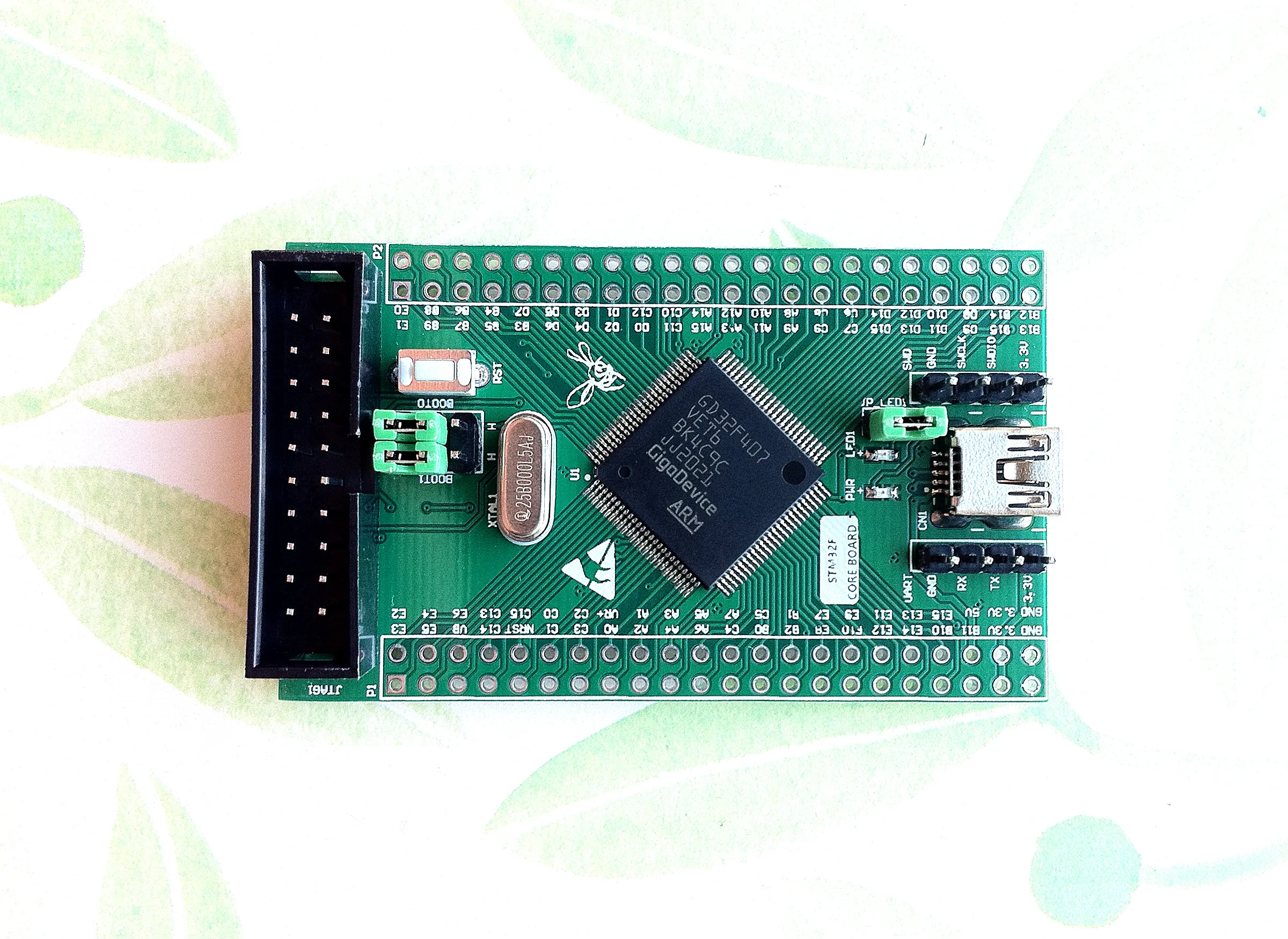 Gd32f407 Vet6 Core Board, минимальная системная макетная плата, обучающая плата Gd32f407 Ve Mini
Gd32f407 Vet6 Core Board, минимальная системная макетная плата, обучающая плата Gd32f407 Ve Mini