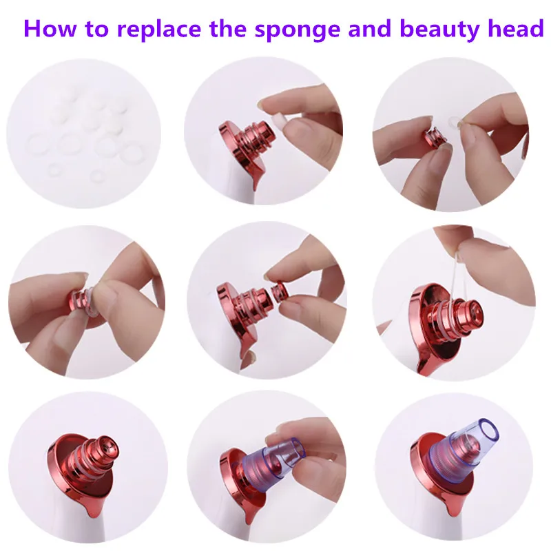 Facial Blackhead Remover Instrument Black Head Remover Acne Vacuum Suction Face Clean Black Dots Pore Beauty Skin Care Tool
Facial Blackhead Remover Instrument Black Head Remover Acne Vacuum Suction Face Clean Black Dots Pore Beauty Skin Care Tool