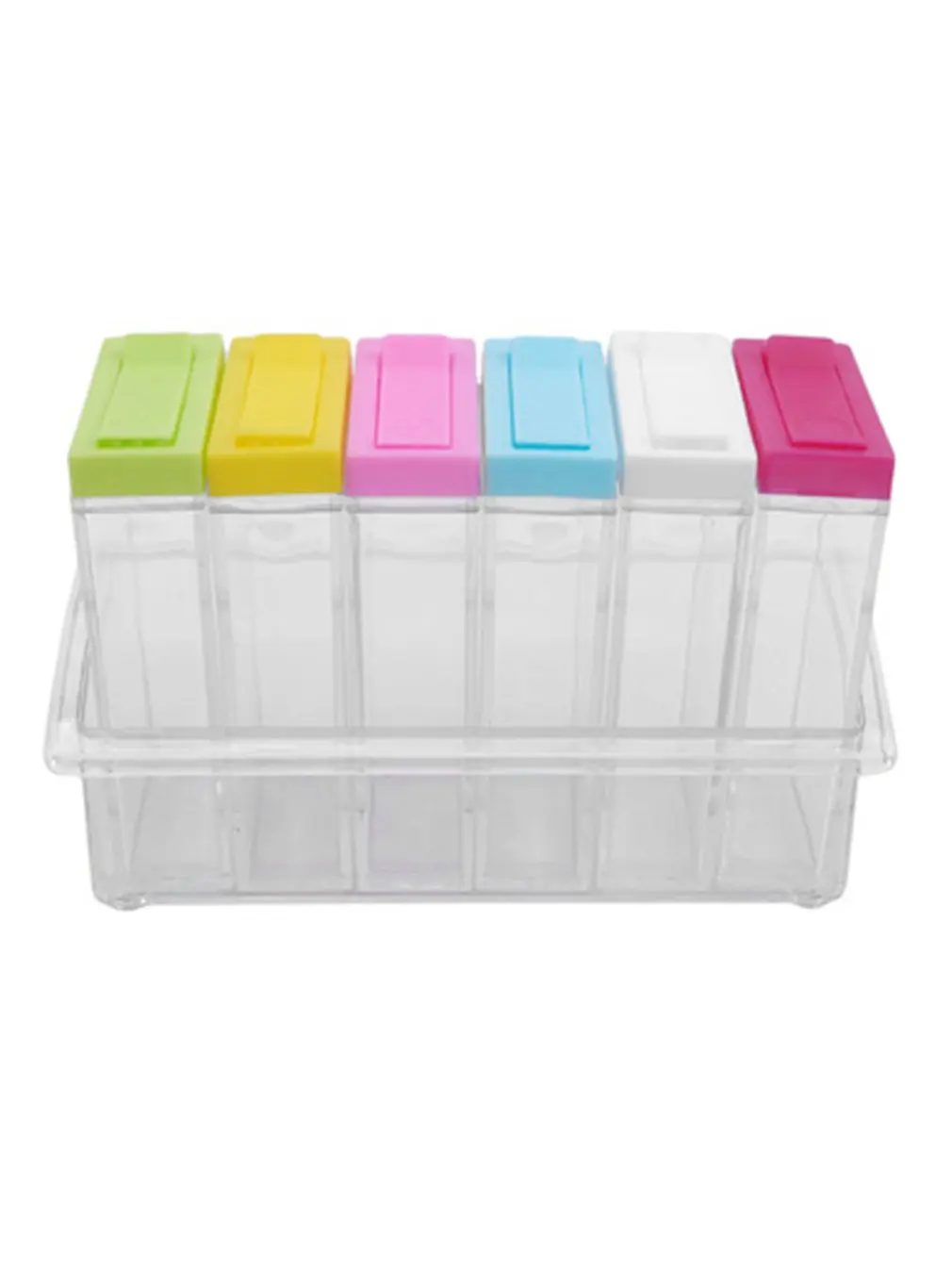 Seasoning Box 6 Compartments Spice Condiment Jar Seasoning Storage Container Kitchen Utensils Crystal Condiments
Seasoning Box 6 Compartments Spice Condiment Jar Seasoning Storage Container Kitchen Utensils Crystal Condiments