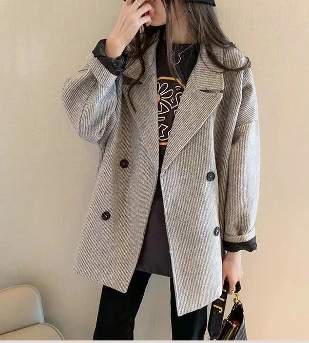 Woolen Coat For Women Autumn And Winter 2021 New Korean Style Student Loose Mid-Length Office Ladies Shaped Overcoat Fashion
Woolen Coat For Women Autumn And Winter 2021 New Korean Style Student Loose Mid-Length Office Ladies Shaped Overcoat Fashion