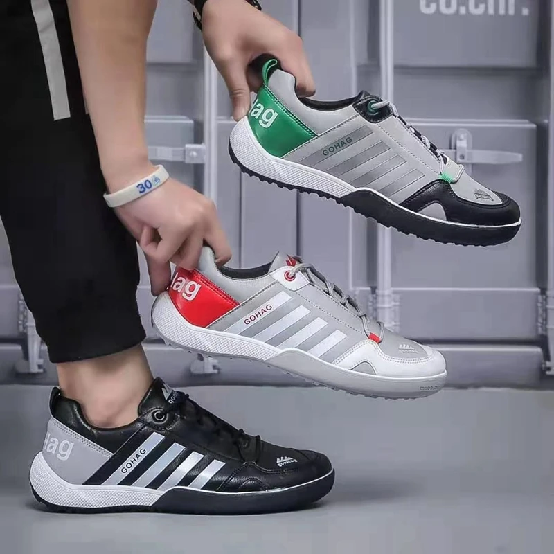 2021 New Brand New Men Sneakers Golf Spring Trend PU Leather Leisure Sport Golfing Shoes Trend Trainers Turf Sneakers
2021 New Brand New Men Sneakers Golf Spring Trend PU Leather Leisure Sport Golfing Shoes Trend Trainers Turf Sneakers