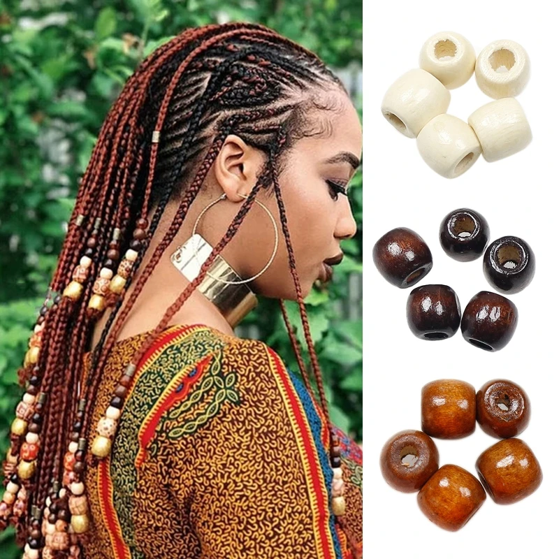 Durable Hair Beads Big Hole Dreadlock Beads Wooden Dark Coffee Jumbo Braid Dreadlock Hair Braiding Accessories Kids
Durable Hair Beads Big Hole Dreadlock Beads Wooden Dark Coffee Jumbo Braid Dreadlock Hair Braiding Accessories Kids