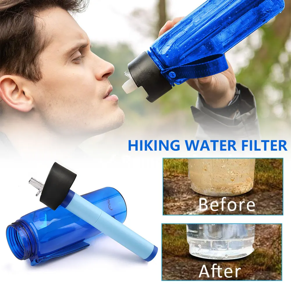 Filtered Water Bottle Emergency Water Purifier 0.2 Micron Water Filter Bottle Survival Gear Water Cleaner Bottle Leakproof Cup
Filtered Water Bottle Emergency Water Purifier 0.2 Micron Water Filter Bottle Survival Gear Water Cleaner Bottle Leakproof Cup