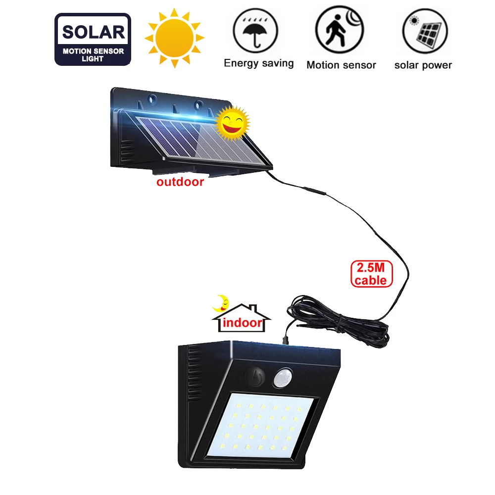 1PCS LED Solar Light Wall Lamp PIR Motion Sensor Waterproof IP65 Outdoor Garden Security Lights Luz Solar Led Para Exterior indo
1PCS LED Solar Light Wall Lamp PIR Motion Sensor Waterproof IP65 Outdoor Garden Security Lights Luz Solar Led Para Exterior indo
