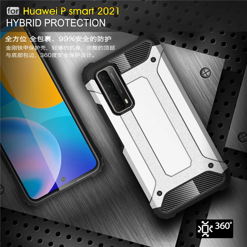 Case For Huawei P Smart 2021 Case Anti-knock TPU+PC Hybrid Armor Cover For Huawei P Smart 2021 Back Case For Huawei P Smart 2021 
Case For Huawei P Smart 2021 Case Anti-knock TPU+PC Hybrid Armor Cover For Huawei P Smart 2021 Back Case For Huawei P Smart 2021