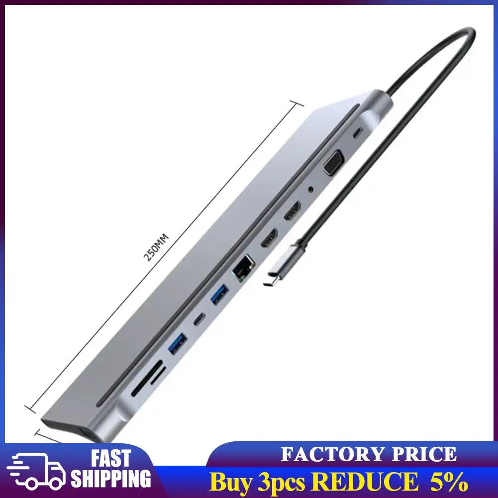 Type-C HUB VGA RJ45 USB-C 3.5mm Adapters USB3.0 USB2.0 2 HDMI-compatible Office Caring Computer Supplies for Laptop Notebook
Type-C HUB VGA RJ45 USB-C 3.5mm Adapters USB3.0 USB2.0 2 HDMI-compatible Office Caring Computer Supplies for Laptop Notebook
