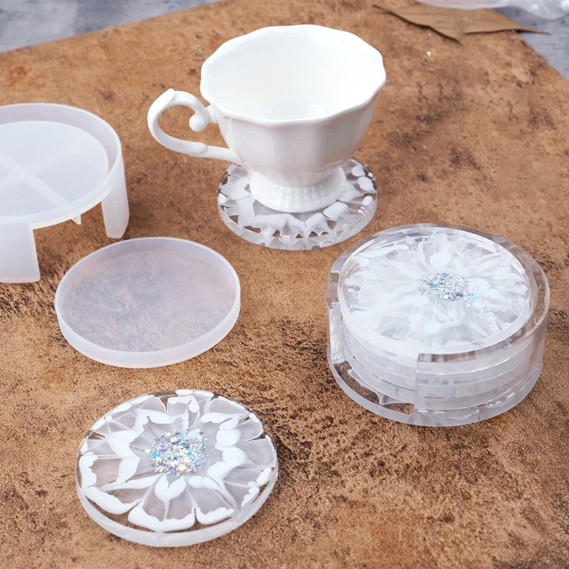 DIY Crystal Epoxy Resin Coaster Round Coaster Box Storage Box Silicone Mirror Mold
DIY Crystal Epoxy Resin Coaster Round Coaster Box Storage Box Silicone Mirror Mold