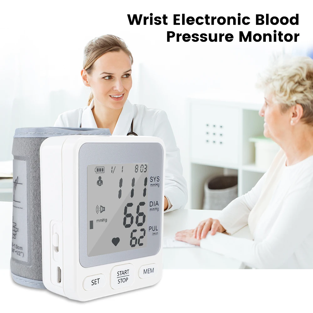 Blood Pressure Monitor Automatic Electric Arm Blood Pressure Meter Pulse Gauge Meter BP Monitor Digital LCD Sphygmomanometer
Blood Pressure Monitor Automatic Electric Arm Blood Pressure Meter Pulse Gauge Meter BP Monitor Digital LCD Sphygmomanometer