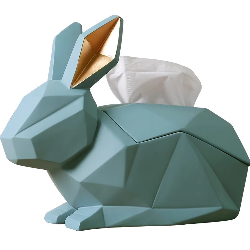 Nordic Geometric Rabbit Tissue Box Table Ornaments Modern Living Room Decoration Desktop napskin Storage Boxes gift white
Nordic Geometric Rabbit Tissue Box Table Ornaments Modern Living Room Decoration Desktop napskin Storage Boxes gift white