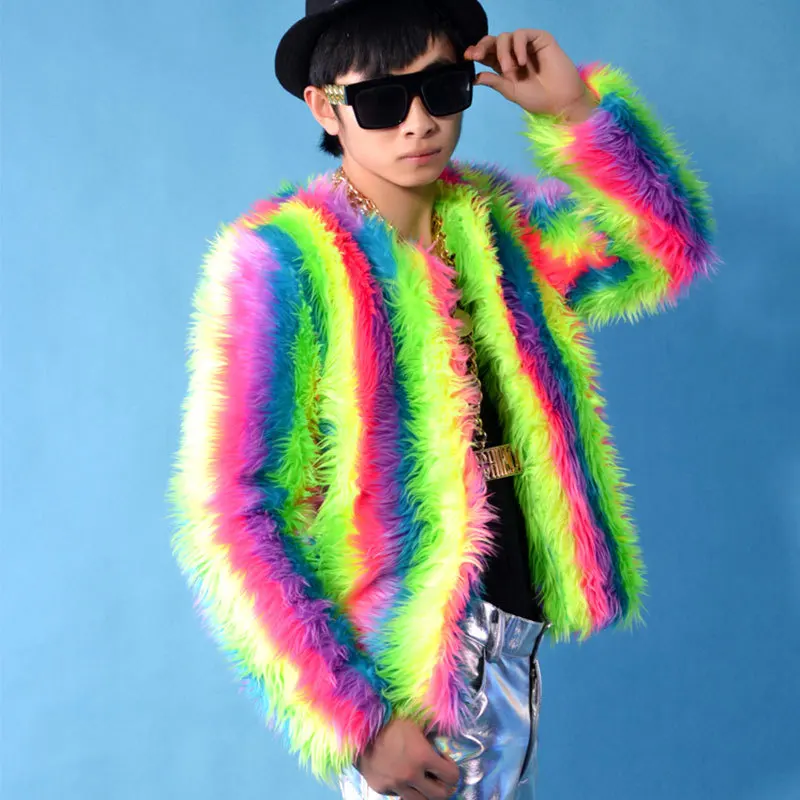 New Mens Winter Autumn Imitation Fur Jacket Mixed Color Long Sleeves Casual Large Size Female Man-Made Fur Outwears S/4XL D510
New Mens Winter Autumn Imitation Fur Jacket Mixed Color Long Sleeves Casual Large Size Female Man-Made Fur Outwears S/4XL D510