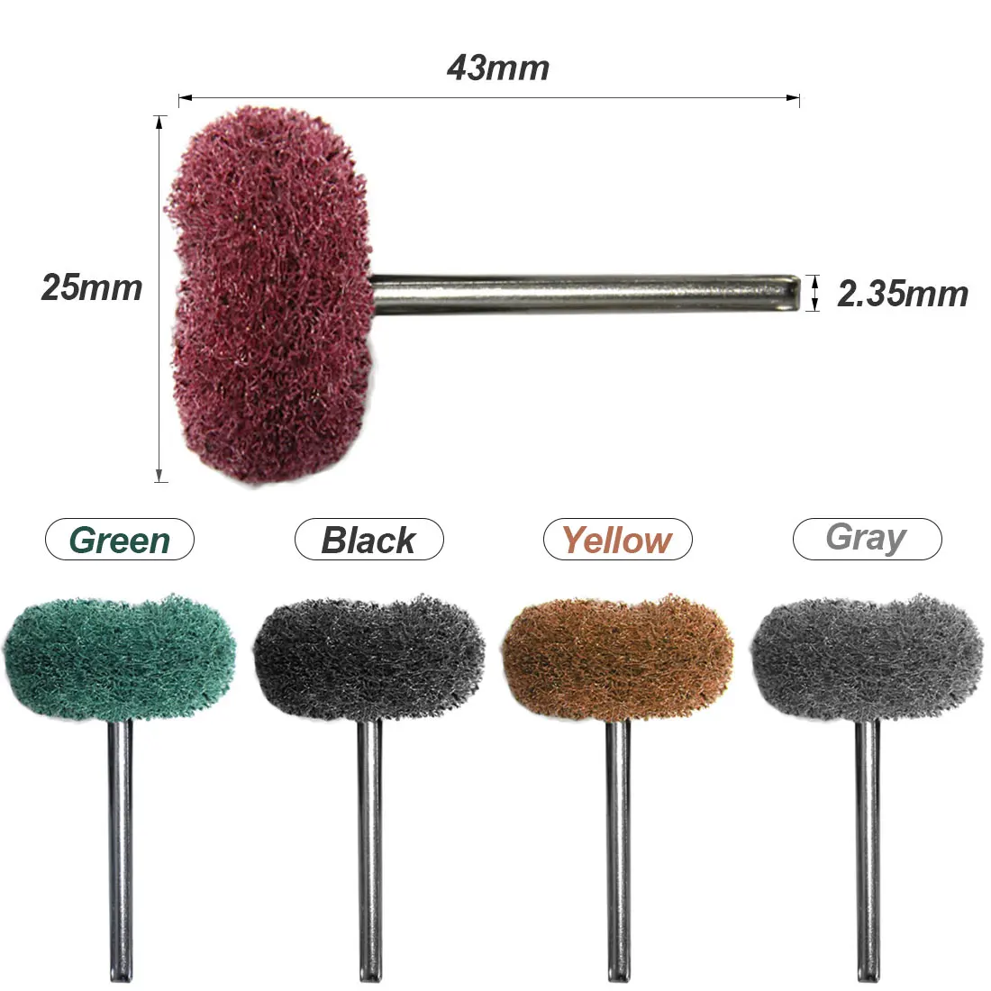 Thread Polishing Mini Brush for Dremel Drill Wool Felt Grinding sanding Head Abrasive Buffing Wheel 2.35/3mm shank Cotton
Thread Polishing Mini Brush for Dremel Drill Wool Felt Grinding sanding Head Abrasive Buffing Wheel 2.35/3mm shank Cotton