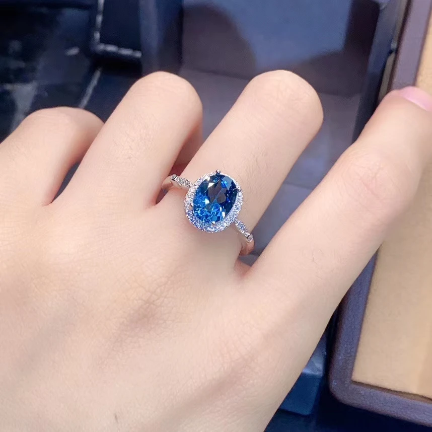 MDINA fine jewelry 925 sterling silver inlaid natural blue topaz gemstone new Female ring trendy Support test hot selling
MDINA fine jewelry 925 sterling silver inlaid natural blue topaz gemstone new Female ring trendy Support test hot selling