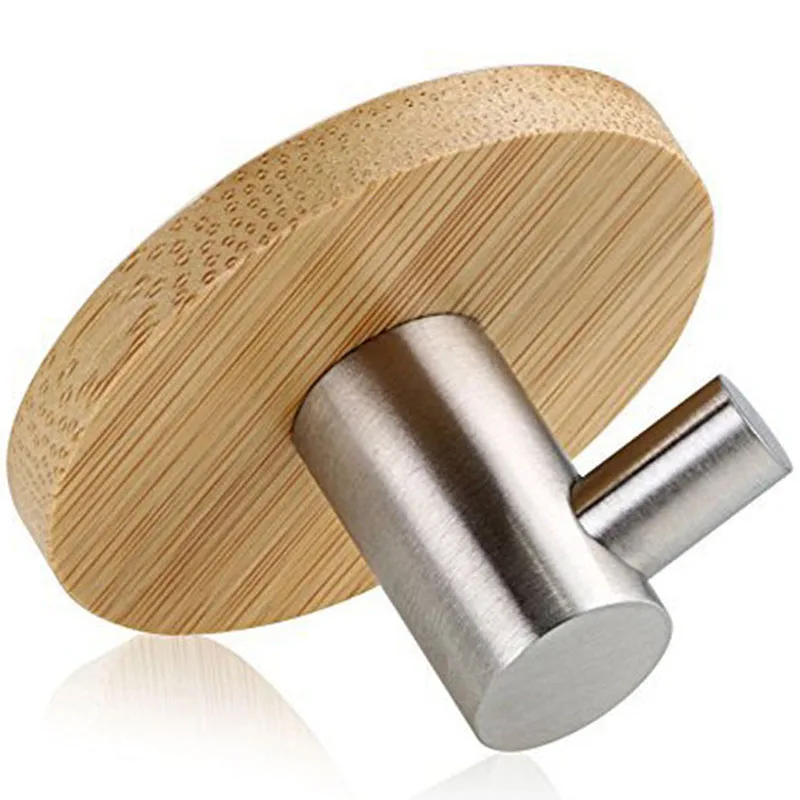 4Pcs L Shaped Adhesive Hooks Bamboo Wood & Stainless Steel Wall Hangers For Clothes Towel Holder For Home Kitchen
4Pcs L Shaped Adhesive Hooks Bamboo Wood & Stainless Steel Wall Hangers For Clothes Towel Holder For Home Kitchen