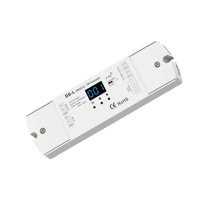 Светодиодный преобразователь сигнала Skydance DMX в SPI, контроллер пикселя TTL DMX512, декодер с поддержкой 6803/8806/2811/ 2812/2801/3001/9813 IC
Светодиодный преобразователь сигнала Skydance DMX в SPI, контроллер пикселя TTL DMX512, декодер с поддержкой 6803/8806/2811/ 2812/2801/3001/9813 IC
