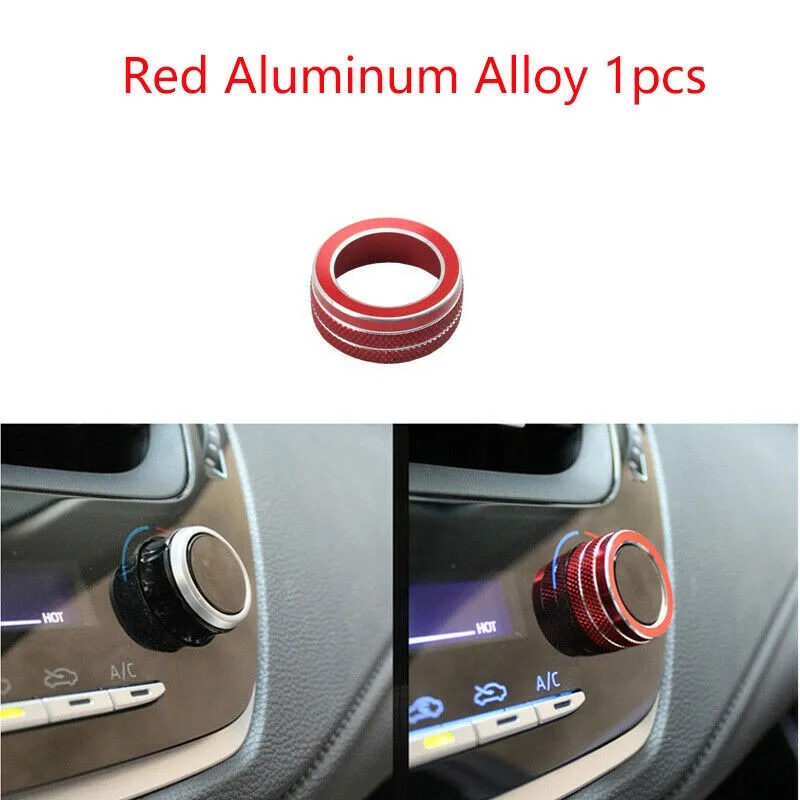 1pc Car Aluminum Red Console A/C Switch Control Button Ring Auto Interior Decoration Accessories For Toyota Corolla 2019-2021
1pc Car Aluminum Red Console A/C Switch Control Button Ring Auto Interior Decoration Accessories For Toyota Corolla 2019-2021