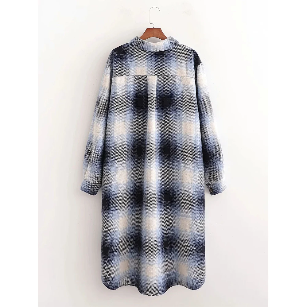 2020 New Women Jacket Plaid Checked Full Sleeves Oversized Plus Size Fashion Warm Women Coat Outerwear Tops veste femme
2020 New Women Jacket Plaid Checked Full Sleeves Oversized Plus Size Fashion Warm Women Coat Outerwear Tops veste femme