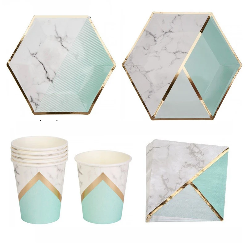 40pcs/set Gold Foil Party Disposable Tableware Gilding Paper Straws Cup Marble Plates Table Decoration Birthday Party Supplies
40pcs/set Gold Foil Party Disposable Tableware Gilding Paper Straws Cup Marble Plates Table Decoration Birthday Party Supplies