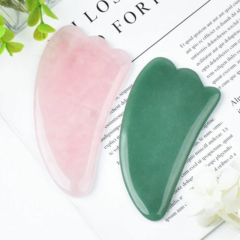 2 Pc Facial Gua Sha Scraper Natural Rose Quartz Green Aventurine Guasha Board Facial Massager SPA Acupuncture Wrinkle Relif Tool
2 Pc Facial Gua Sha Scraper Natural Rose Quartz Green Aventurine Guasha Board Facial Massager SPA Acupuncture Wrinkle Relif Tool